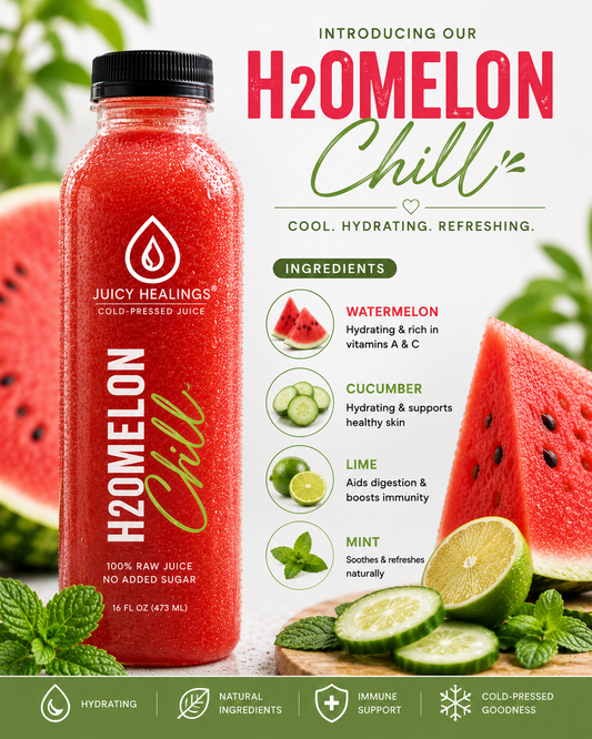 🍃H20MELON CHILL (16 oz)